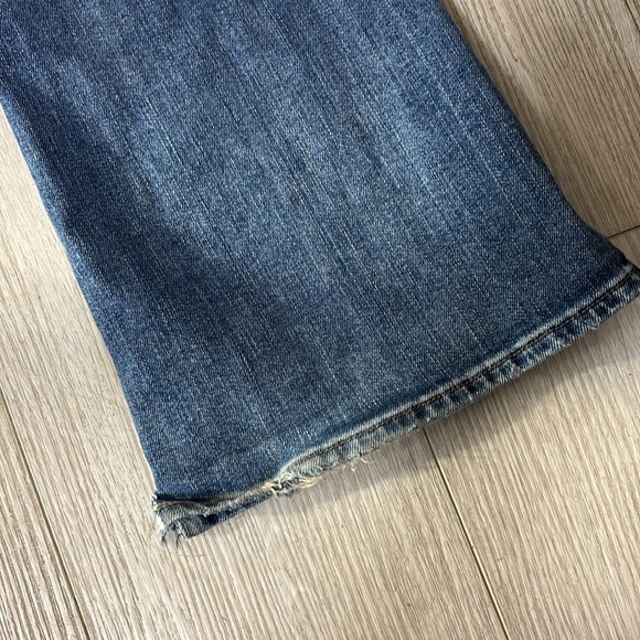 Levi’s High Rise Flare Wide Leg Jeans Retro Style size 27 - Picture 12 of 14